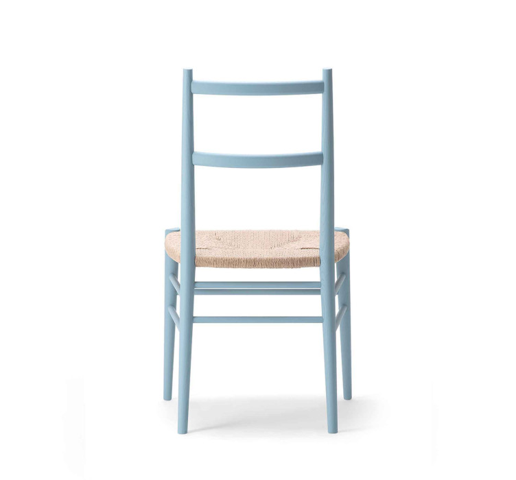 Стул Alpha 2523 Natural/Blue (2523.140SE RAL5012)2